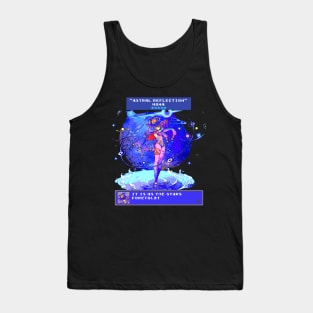 Genshin Impact Mona Retro RPG Tank Top